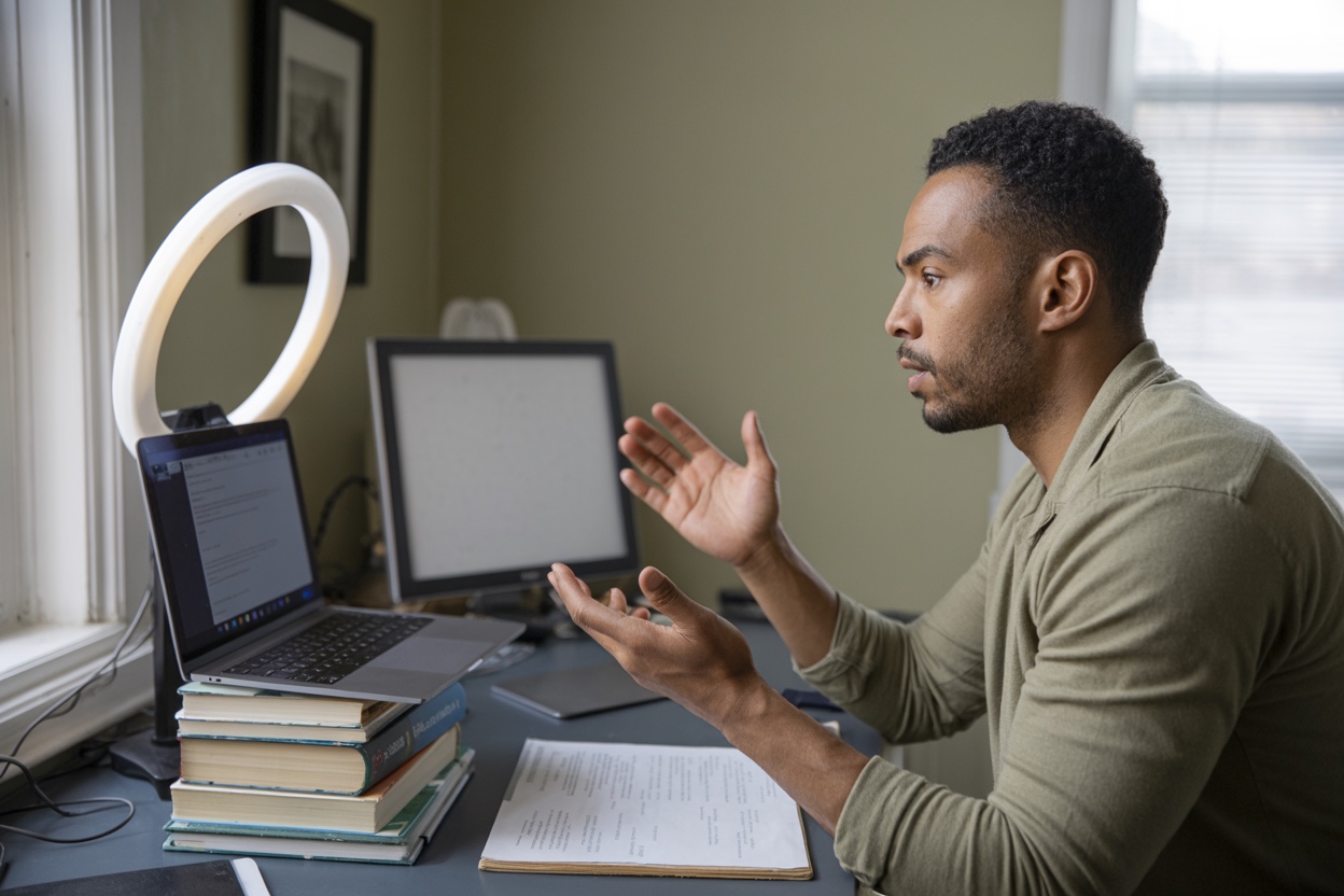 How to Pass a One-Way Video Interview Without Sounding Robotic